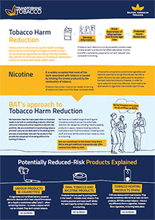 Tobacco harm reduction factsheet